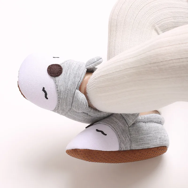 Infant Cartoon Tiere Muster Neugeborenen Socken Littlesprouts Wenig Kleinkind Nicht-slip Krippe Erste Wanderer Winter Baby_voghion.com
