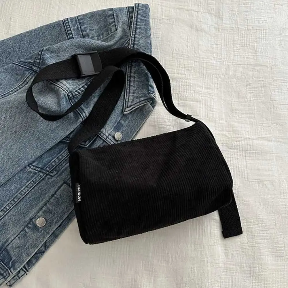 Genți de mână pentru femei, genți de umăr din catifea reiată, culoare solidă, tip messenger, tip crossbody, genți de mână pentru machiaj și ruj, C241216_voghion.com