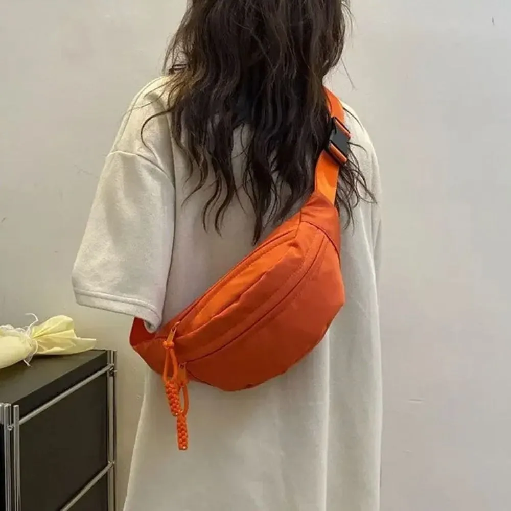 Neu Half Moon frauen Brust Oxford Tuch Wasserdichte Taille Taschen Multifunktionale Große Kapazität_voghion.com