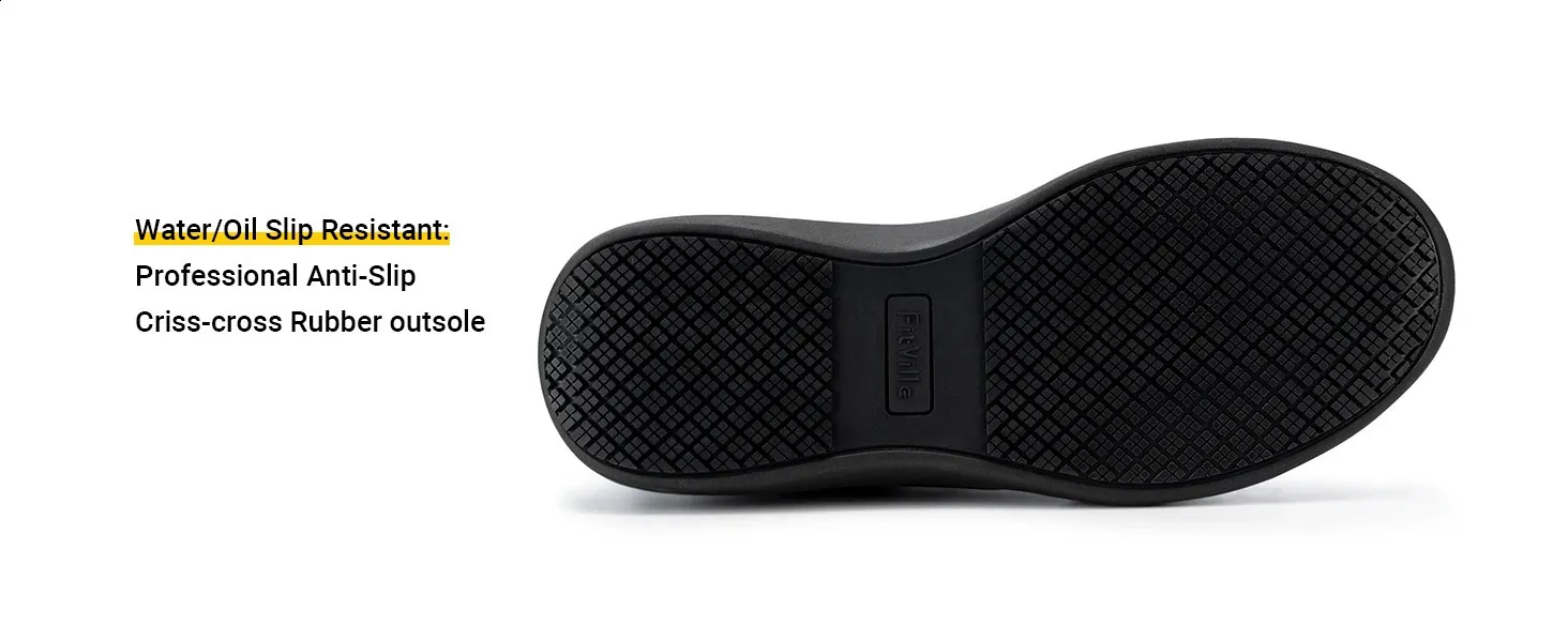 Men's Work Shoes Athletic Breathable Non-slip Trainers Wide Fit_voghion.com