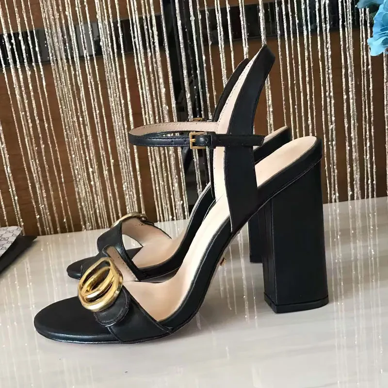Sandale de vară pentru femei, cu toc înalt, cu vârful deschis, cu toc gros, din piele, de designer, mărime mare, la modă, sexy, elegantă, pentru ocazie_voghion.com