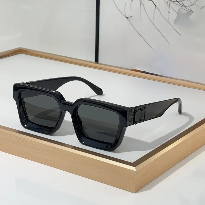 Millonario gafas de sol gafas de sol mujeres M96006WN Hardware pulido artesanía moda brillante oro anti-ultravioleta placa retro_voghion.com