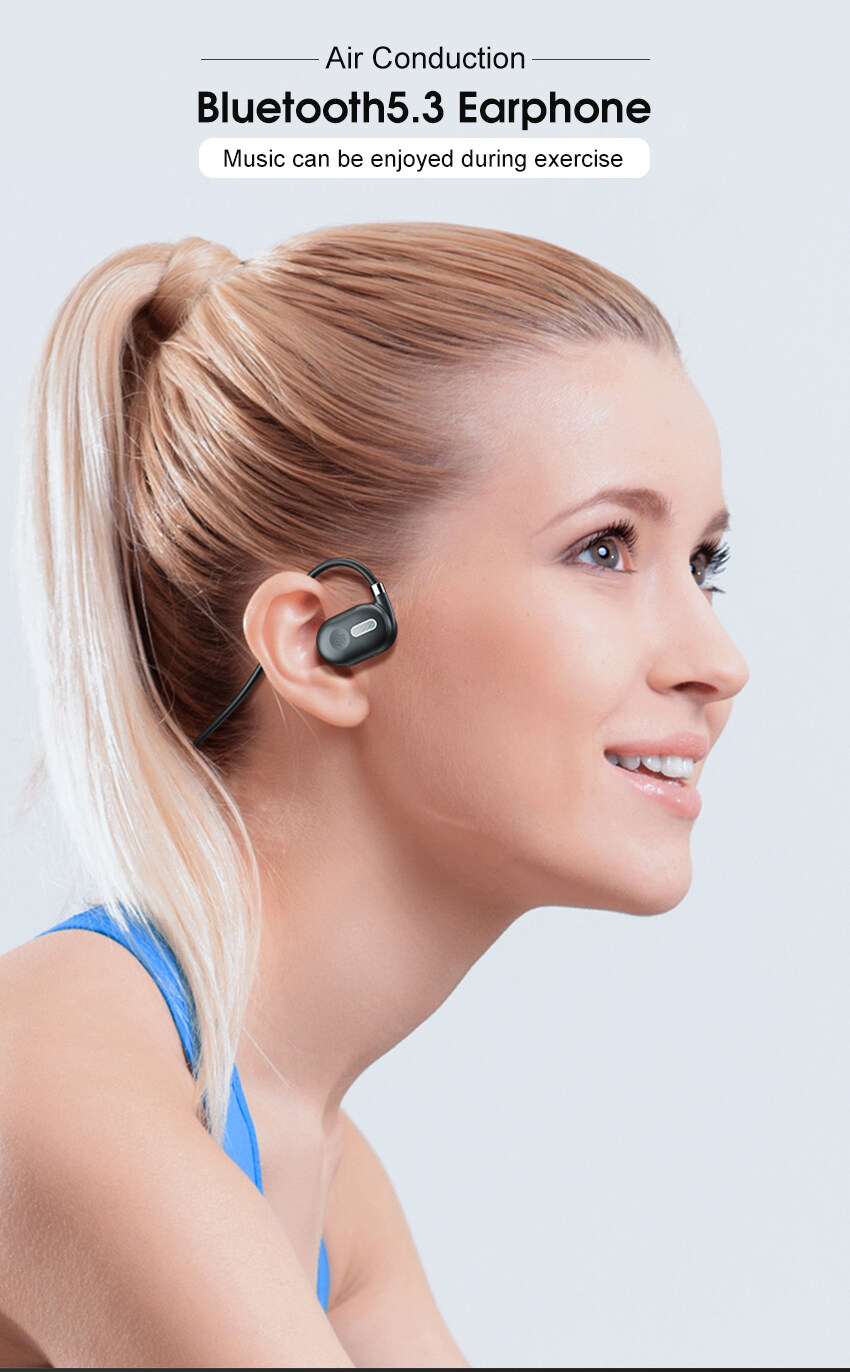 2024. aasta ametlik pood Kõrvaklapid Õhujuhtivusega Sport Bluetooth5.3 Juhtmevabad Kõrvaklapid HIFI Stereo Peakomplekt Kaelarihmaga Kõrvaklapid Mitte-kõrvaklapid HD Stereo_voghion.com