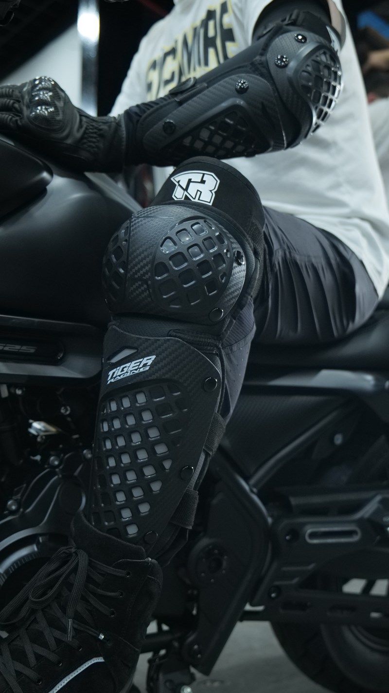 Zaštita za koljena i laktove motociklista, četverodijelna zaštitna oprema za terenske utrke motocikala_voghion.com