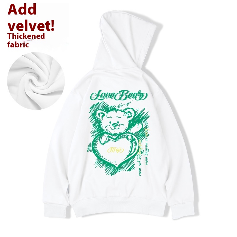 Large Men's Cotton Hoodie Plus Size Winter Pullover Warm Trendy_voghion.com