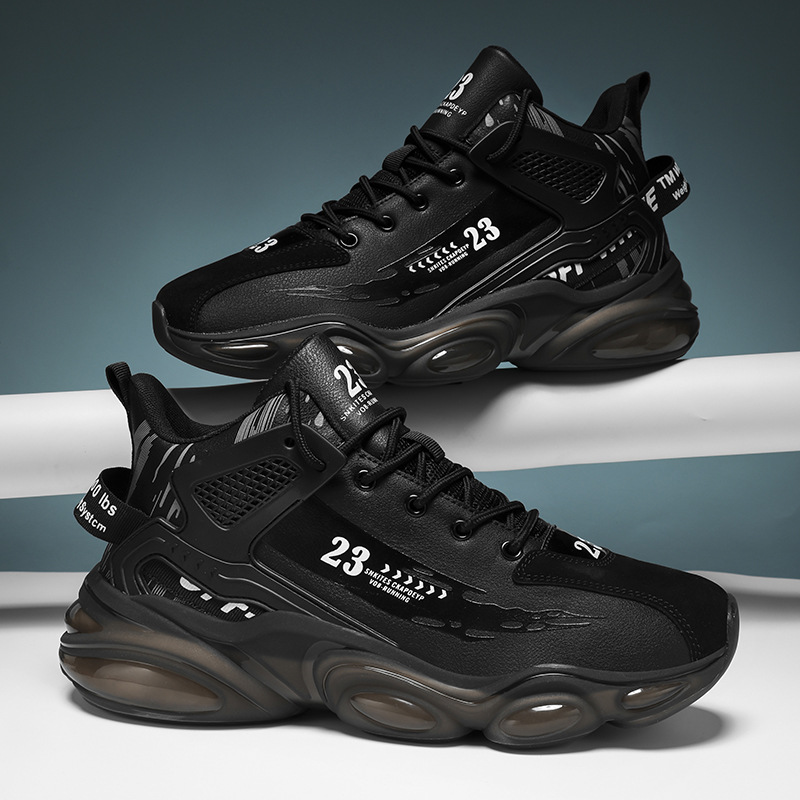 Heren basketbal hardloopschoenen pluche herfst winter sport_voghion.com