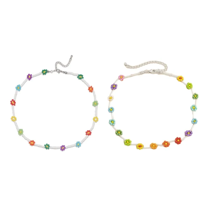 Chains Resin Beaded Clavicle Necklaces Women Summer Jewelry Neck For Woman_voghion.com