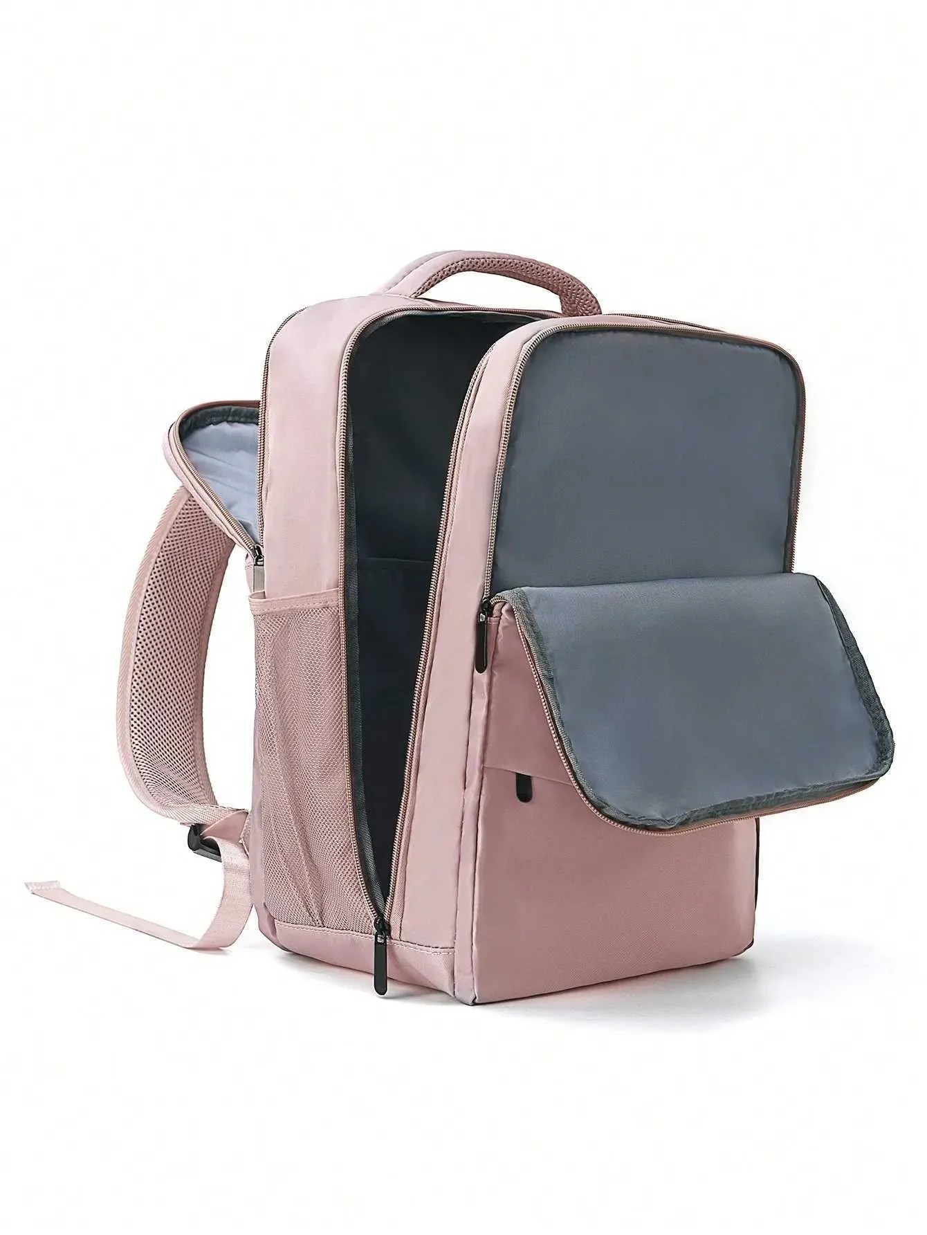 Zaino per laptop da 16 pollici unisex, grande capacità, leggero, impermeabile, resistente, multifunzionale, per viaggi d'affari_voghion.com