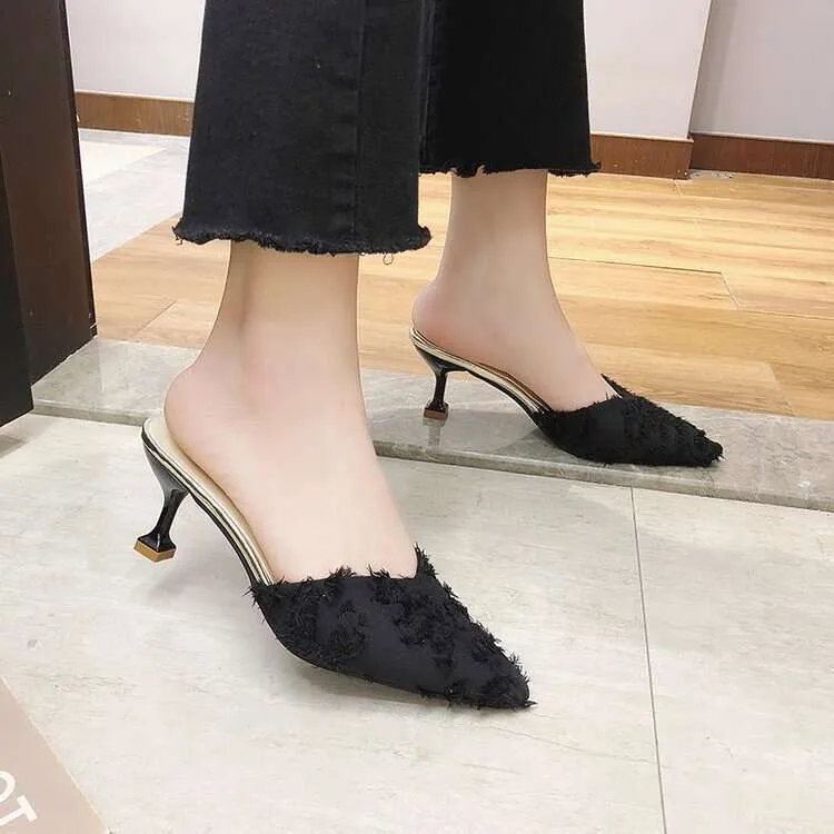 Women's Shoes New Design Summer Trendy Slip On Gentle Fashionable Versatile Vintage Comfortable Minimalist Style Free_voghion.com