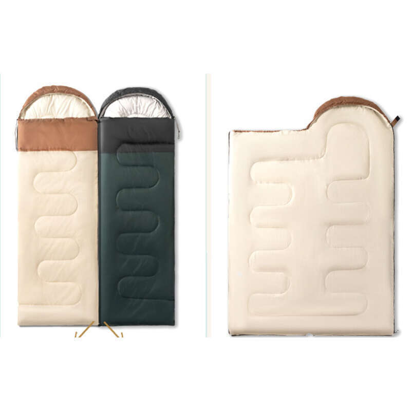 Adult Outdoor Camping With A Hat, Portable Spliceable Single Or Double Person Indoor Lunch And Dirt Isolation Sleeping_voghion.com