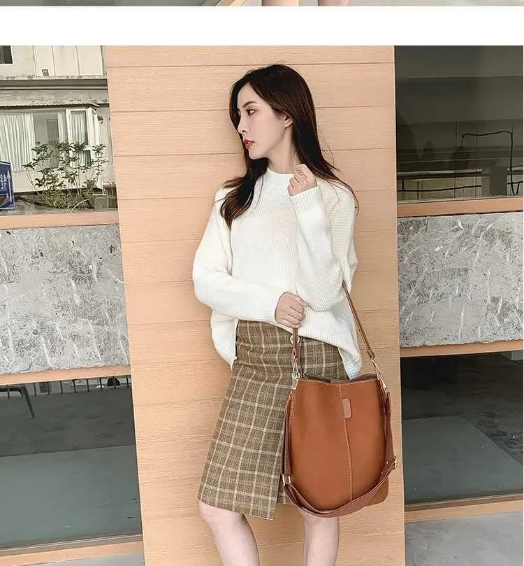 Nigedu borsa a secchiello grande designer borsa a spalla e tracolla_voghion.com