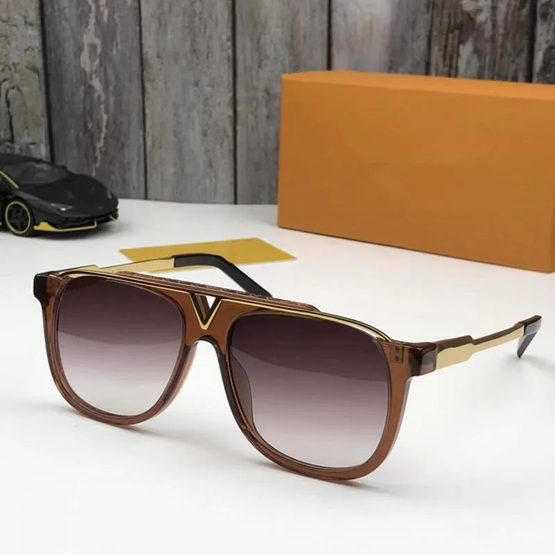 Occhiali da sole uomo designer stile retrò vintage oro_voghion.com