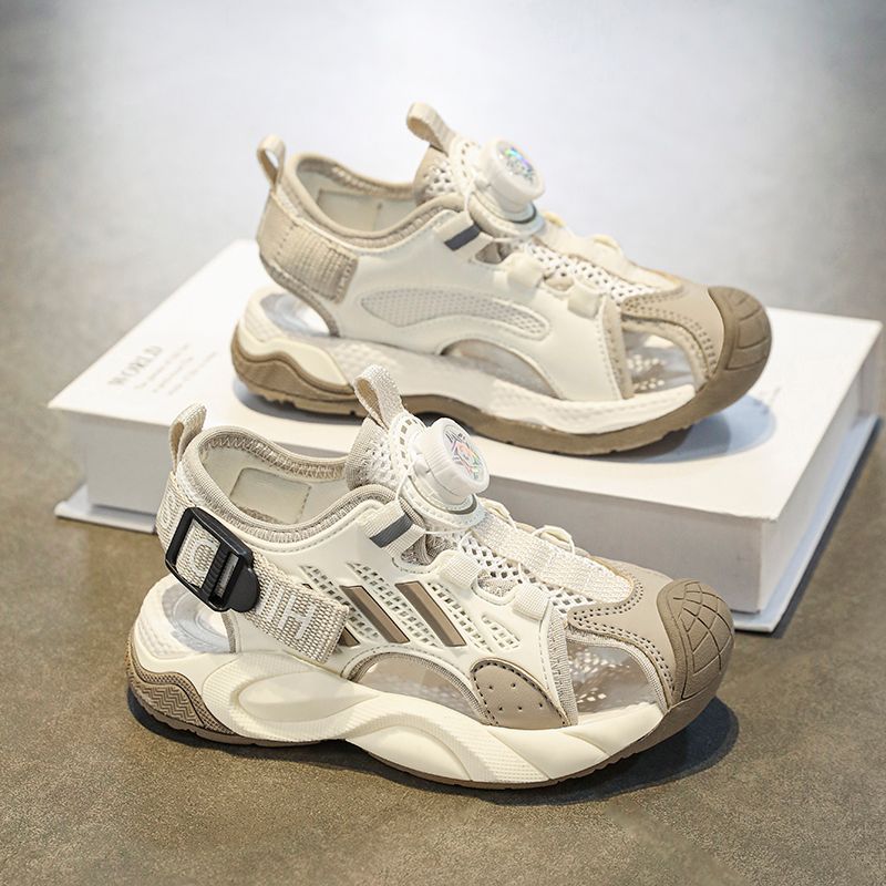 Boys' 2024 summer new children's sports sandals boys non-slip beach shoes_voghion.com