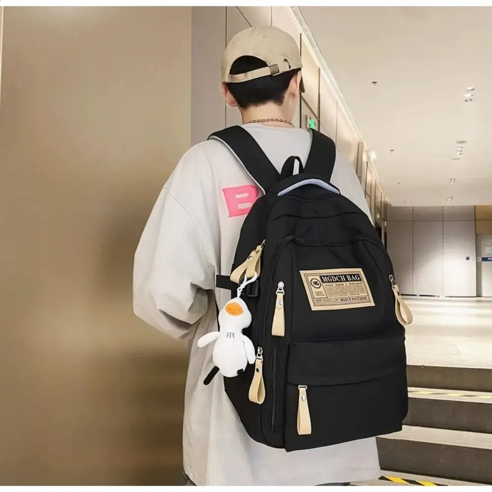 Damen Rucksack Aus Nylon Für Freizeit Uni Schule Und Reisen_voghion.com