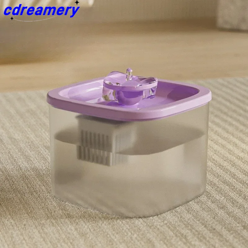 Het fonteinontwerp van de waterdispenser voor katten en honden met automatische circulatie en stromend levend water voor huisdieren_voghion.com