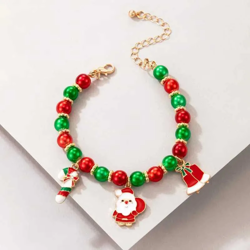 Weihnachts-armband Mit Perlen Für Damen Nikolaus Schmuckstück_voghion.com