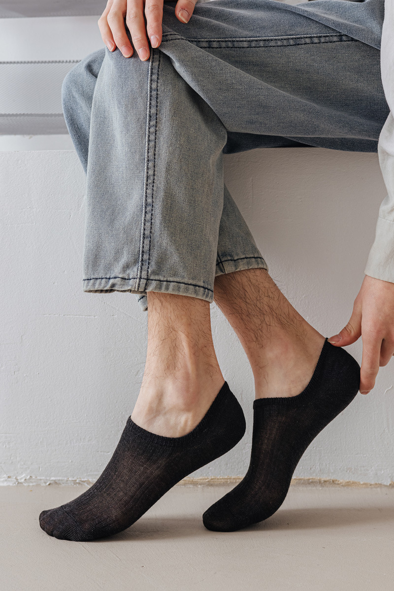 Dünne, neue unsichtbare Sommersocken für Männer und Frauen, Klimaanlagensocken, niedrig geschnittene, hohle, rutschfeste Söckchen mit Fersen_voghion.com