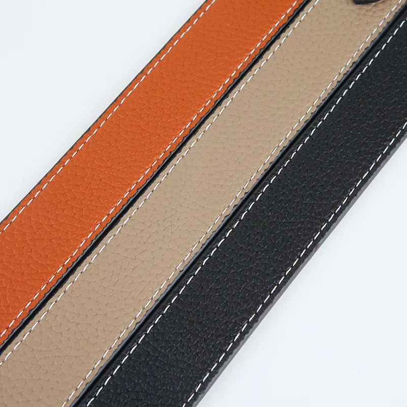 Neue 53 cm Echtlederband Lychee-Muster Griffe DIY Ersatz Geldbeutelgriff für Handtaschen Gürtel Taschenzubehör_voghion.com