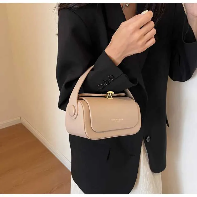 Fashionable and High-end Small Square for Women New Spring/summer Single Shoulder Bag Textured Crossbody Ba241217_voghion.com