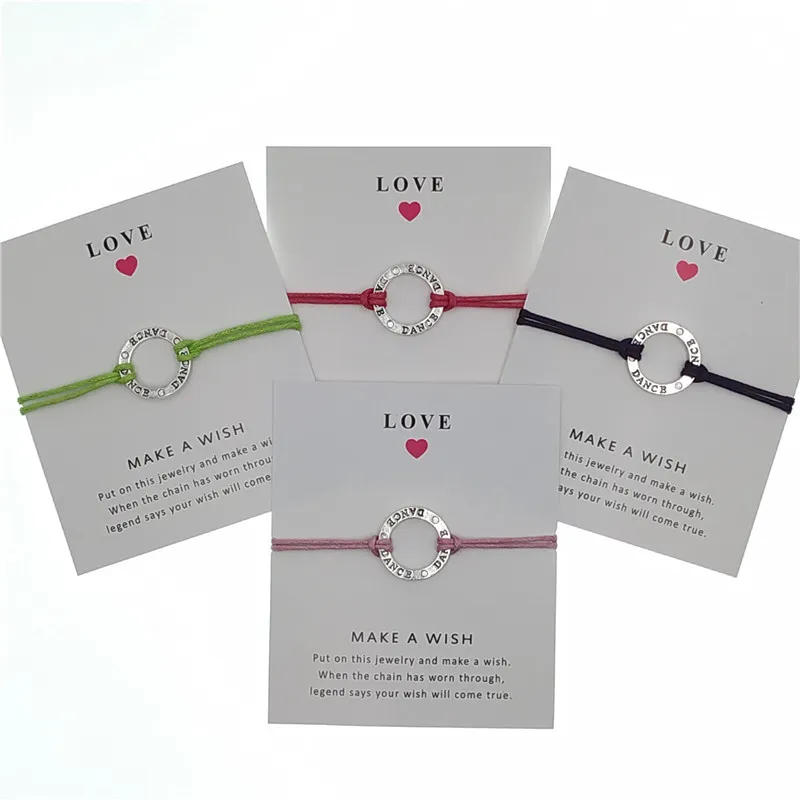 Damen Herren INFINITY Make A Card Armbänder Benutzerdefinierte Armreifen Schmuck Handgefertigtes Wickelarmband mit Perlen_voghion.com