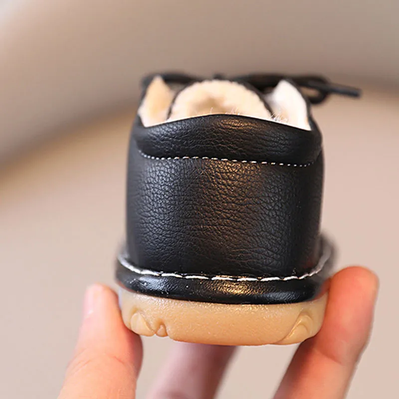 Scarpe invernali per neonati, morbide e calde, per bambine, Happysteps, con simpatici cartoni animati, casual, per bambini, comode e basse_voghion.com