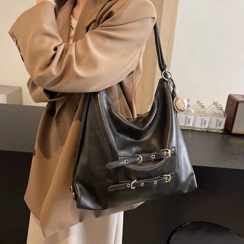 Damen Casual Schulter Multifunktionale Praktische Große Kapazität Damen Handtasche Reißverschluss Einkaufs Umhängetasche Y241216_voghion.com