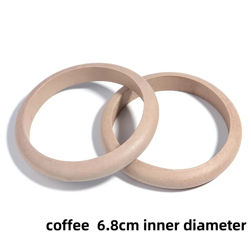 Bracciale rigido in legno elegante donna, gioiello geometrico_voghion.com