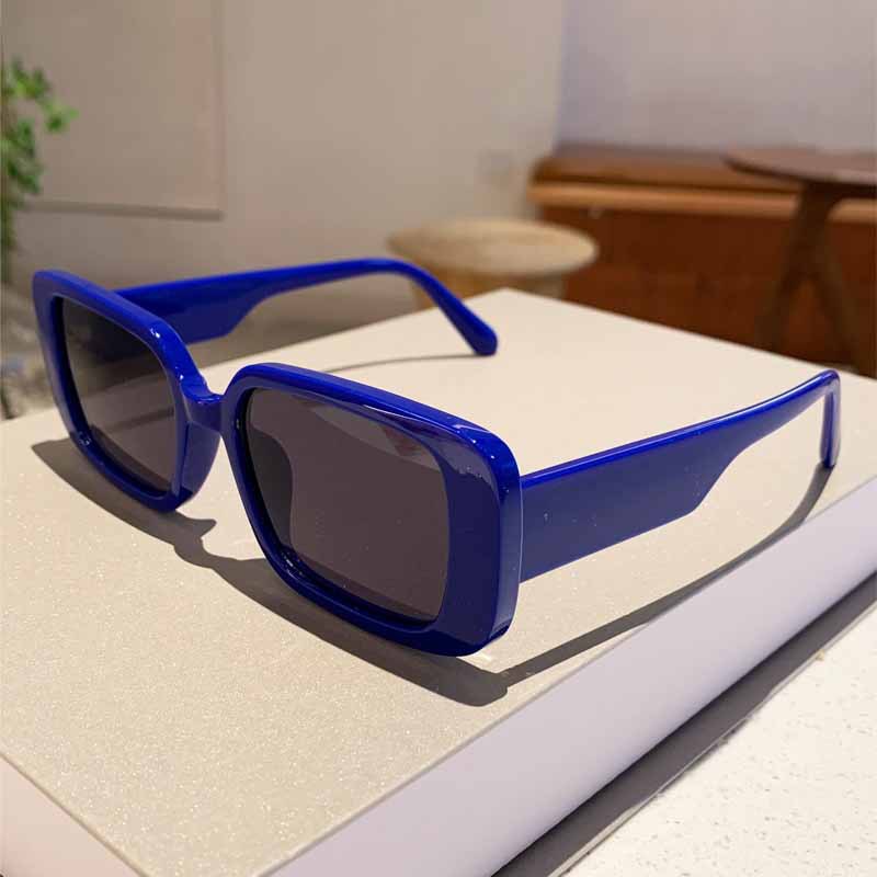 Trendy Square Men's Sunglasses Korean Style Lightweight Sun Protection_voghion.com