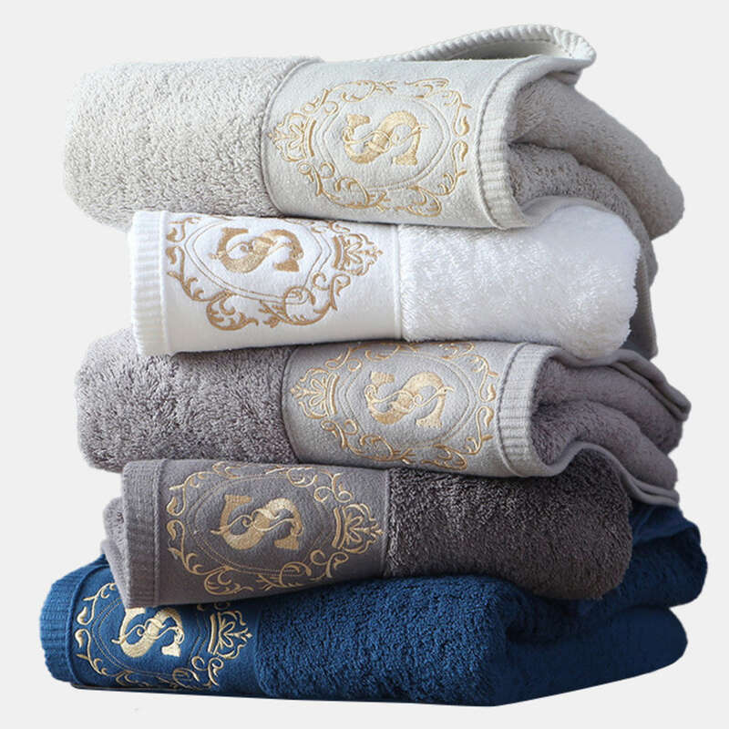 Thickened And Enlarged 80*160 Cotton, Five-star Hotel Towel, Soft And Absorbent_voghion.com