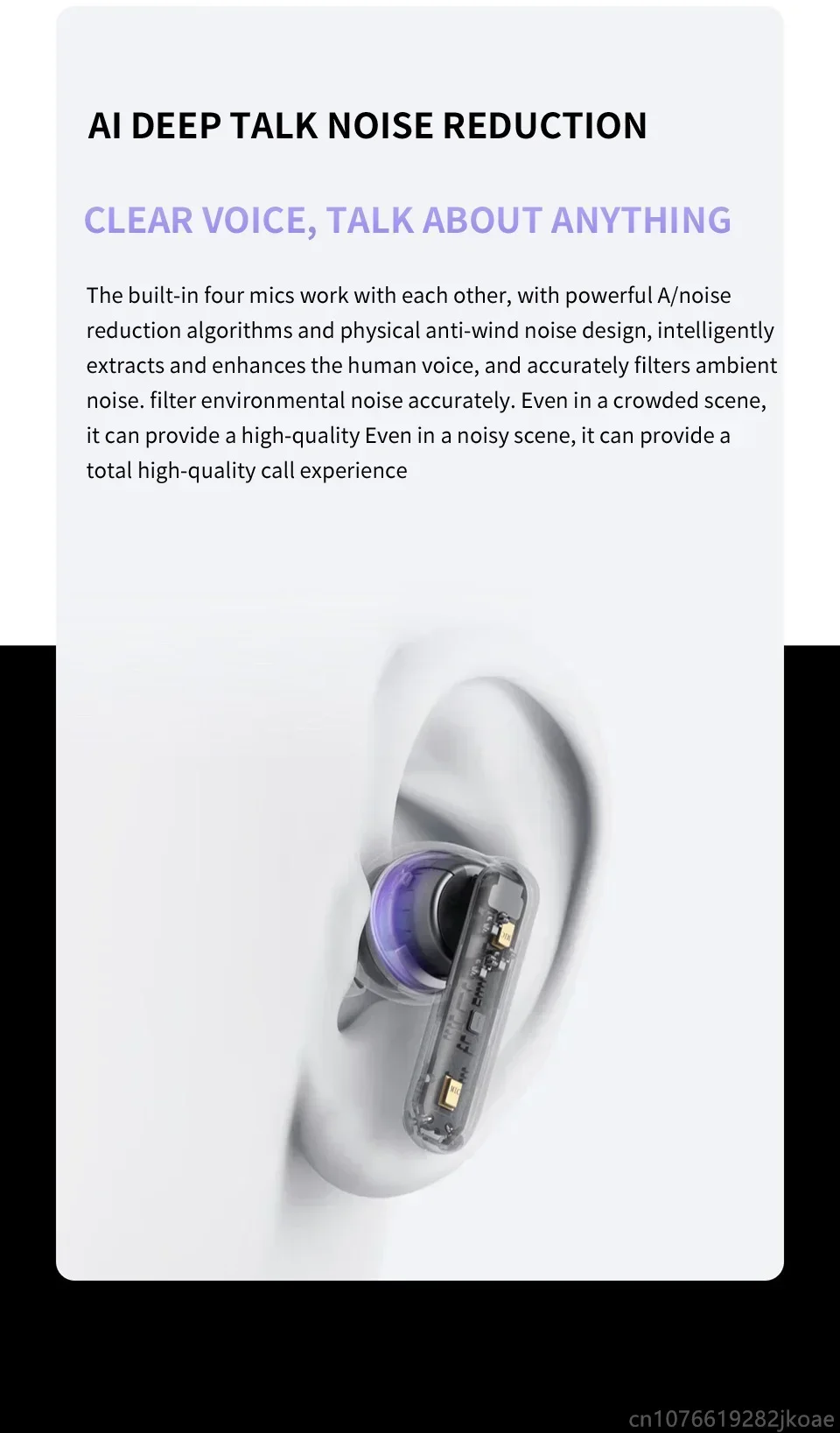 Realme Buds T310 Bluetooth Headphones With Active Noise Cancelling_voghion.com