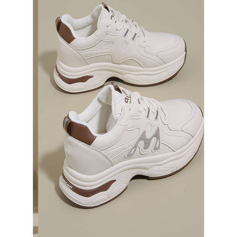 Bahar Yeni Çok Yönlü Nefes Alabilir Kalın Tabanlı Spor Kadın Ayakkabıları_voghion.com