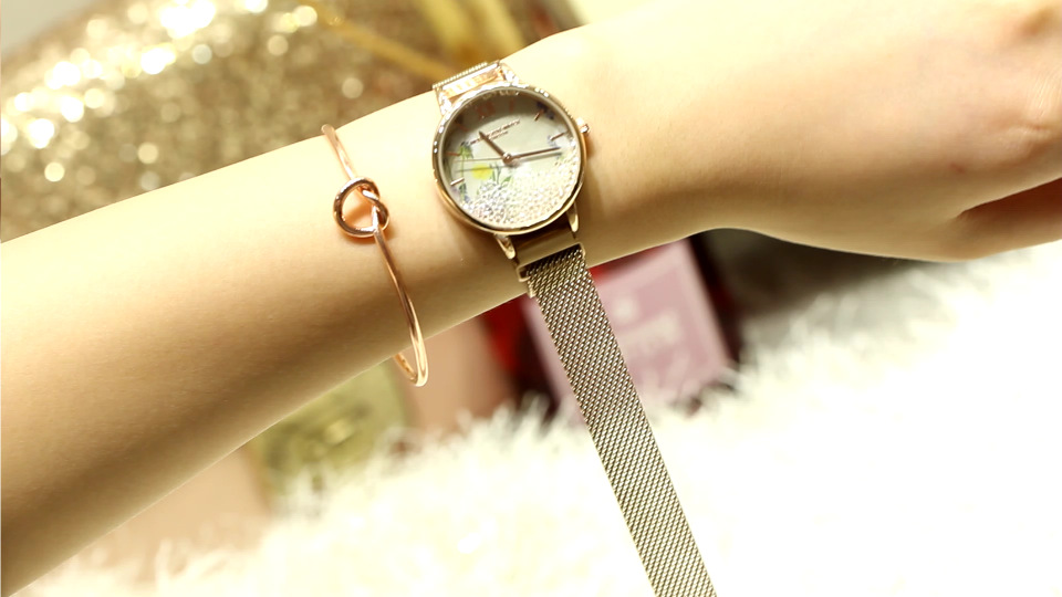 Orologio al quarzo da studente con cintura magnetica in rete da donna di tendenza moda 2024_voghion.com