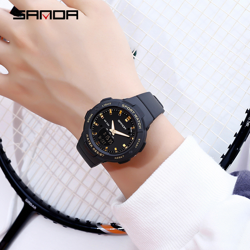 Trendy, waterdicht, minimalistisch, casual en modieus horloge voor tieners en volwassenen, geschikt voor jongens en meisjes van de middelbare school._voghion.com