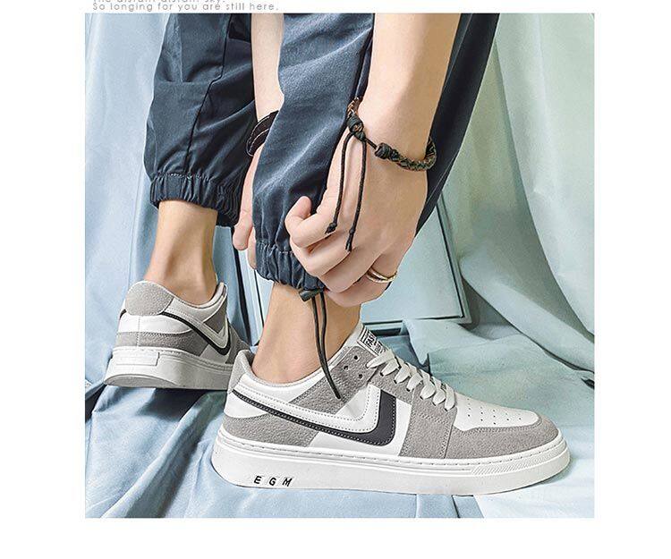 Scarpe da ginnastica in tela da uomo stile college_voghion.com