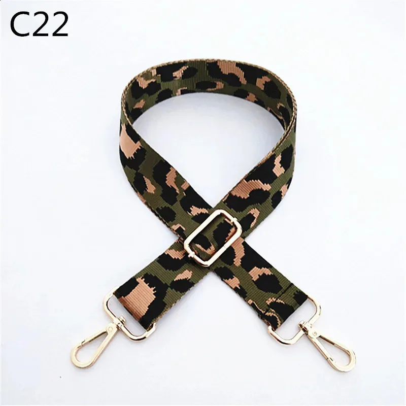 3.8cm Leopard Print Narrow Shoulder Strap Adjustable Womens Belts Replacement Bag Accessories 240805_voghion.com