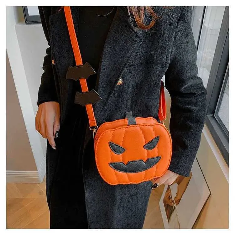 Genți de damă Weird Pumpkins, geantă de Halloween, geantă de voiaj cu despicare de culoare, geantă de mână pentru școală, geantă de umăr pentru machiaj, LageC241021_voghion.com