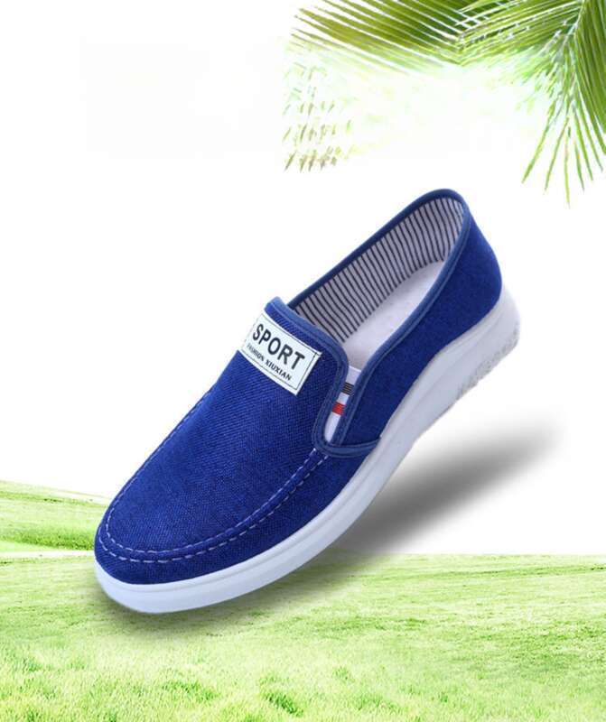Canvas Herren Stoff Low Top Board Schuhe mit One Kick_voghion.com