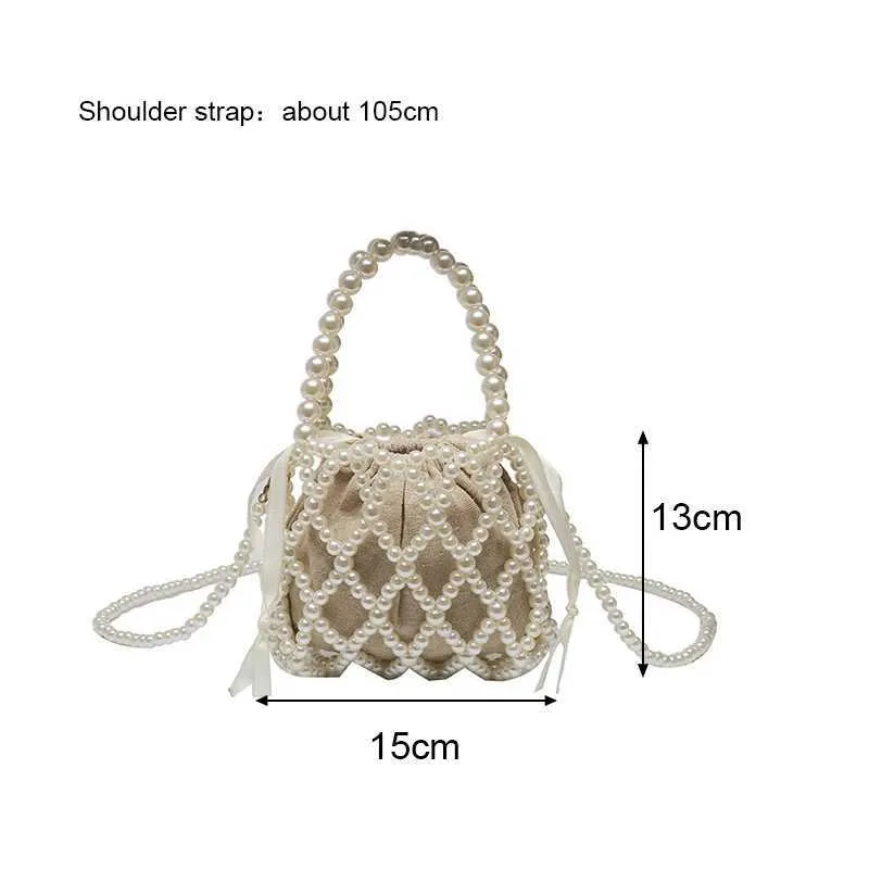 Borsa a mano retrò con perline e borsa a tracolla per donna_voghion.com