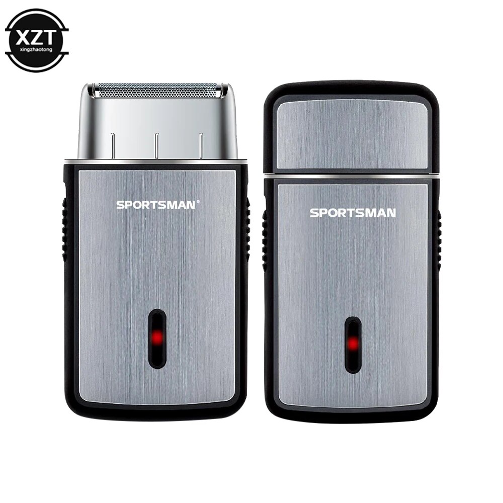 Afeitadora eléctrica multifuncional 2 en 1 para hombre, herramienta portátil para recortar el cabello y la barba, mini afeitadora eléctrica