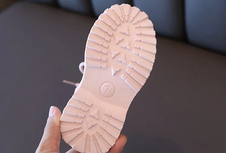 Botas altas de nieve de invierno para niños de moda 2024, zapatos de cuero para niños, lindas botas impermeables hasta los tobillos, botas cálidas para niñas, tallas para bebés_voghion.com