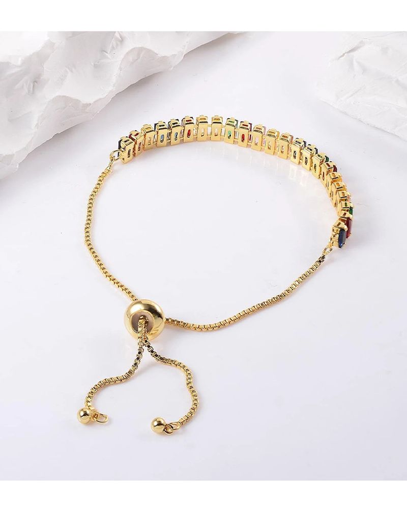 Fashion New Style Women's High End Temperament Adjustable Zircon Bracelet Ring Set_voghion.com