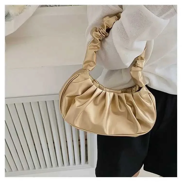 Nieuwe geplooide wolk met niche-ontwerp voor dames, modieuze Gerie-tas voor dames, veelzijdige handtas Y241123_voghion.com