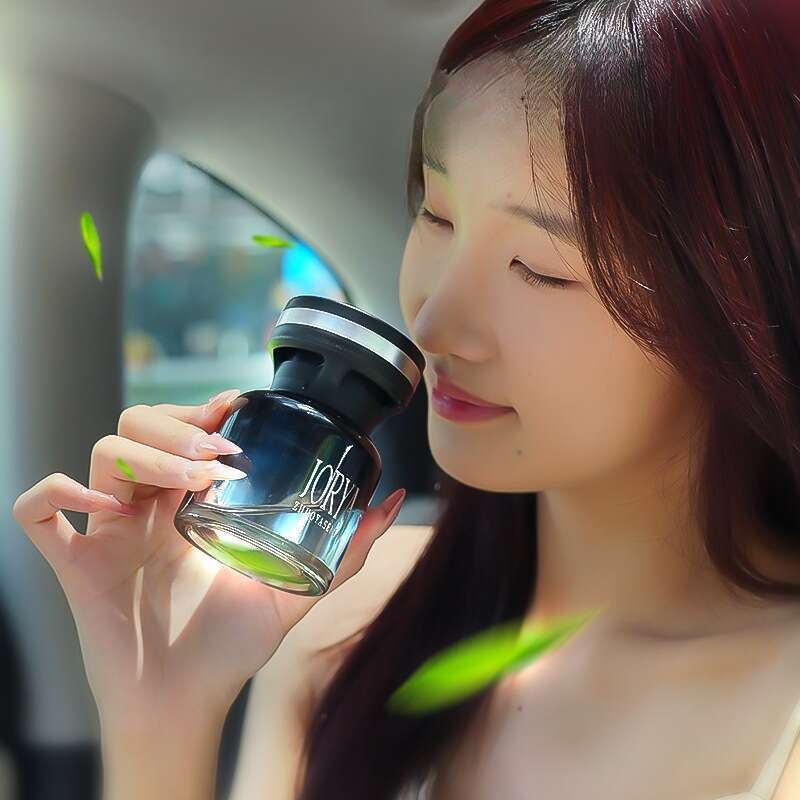 【Hoher Luxus】 Kleine schwarze Flasche Aromatherapie Pflanzenextraktion Langanhaltende Geruchsentfernung Duft Auto Ornament_voghion.com