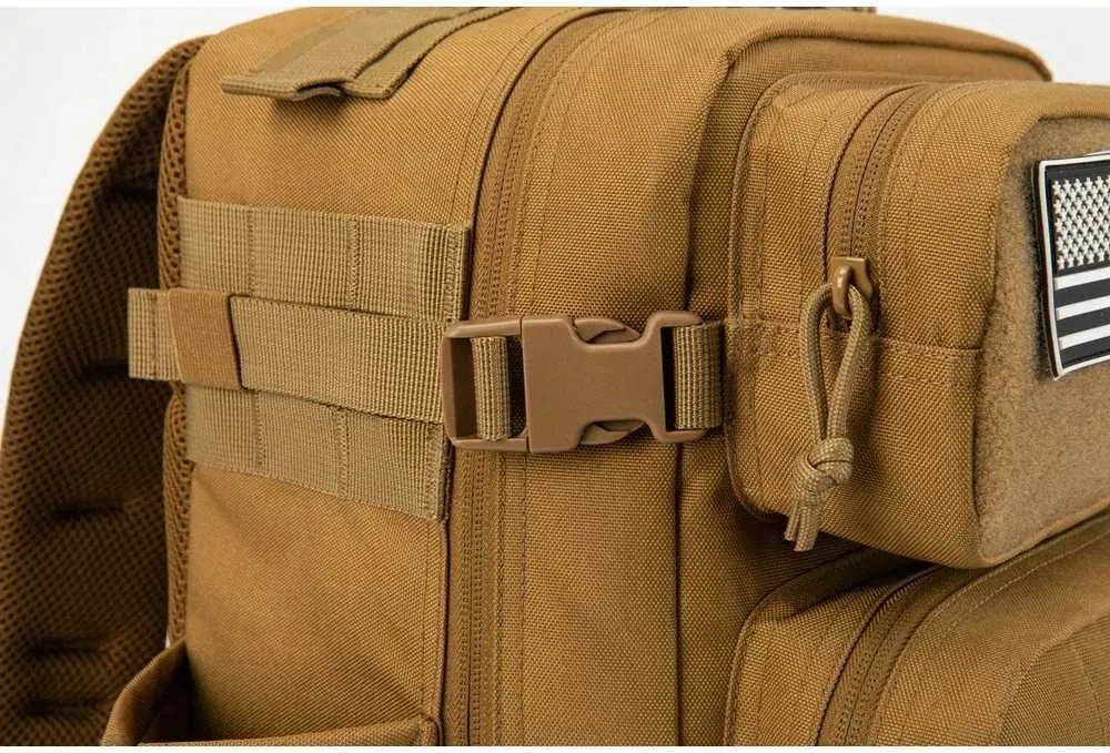 Zaino tattico QT QY 25L/45L per uomo e donna, per sopravvivenza all'aperto, piccolo zaino scolastico, con bottiglia_voghion.com