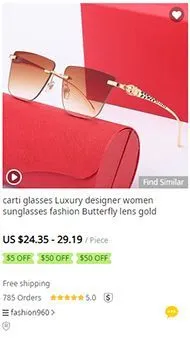 Top Sunglasses designer womens Mens Goggle senior Eyewear For Women eyeglasses frame Vintage Metal Sun Glasses_voghion.com