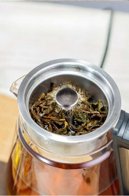 Uus Spray Black Tea Pu'er Steam täisautomaatne klaasist tervisekann, isoleeritud elektriline teekann_voghion.com