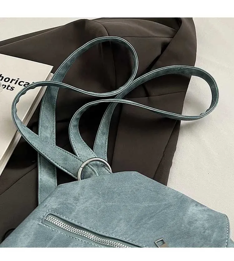 Vintage Damen Rucksack Aus Denim Für Reisen Und Freizeit_voghion.com