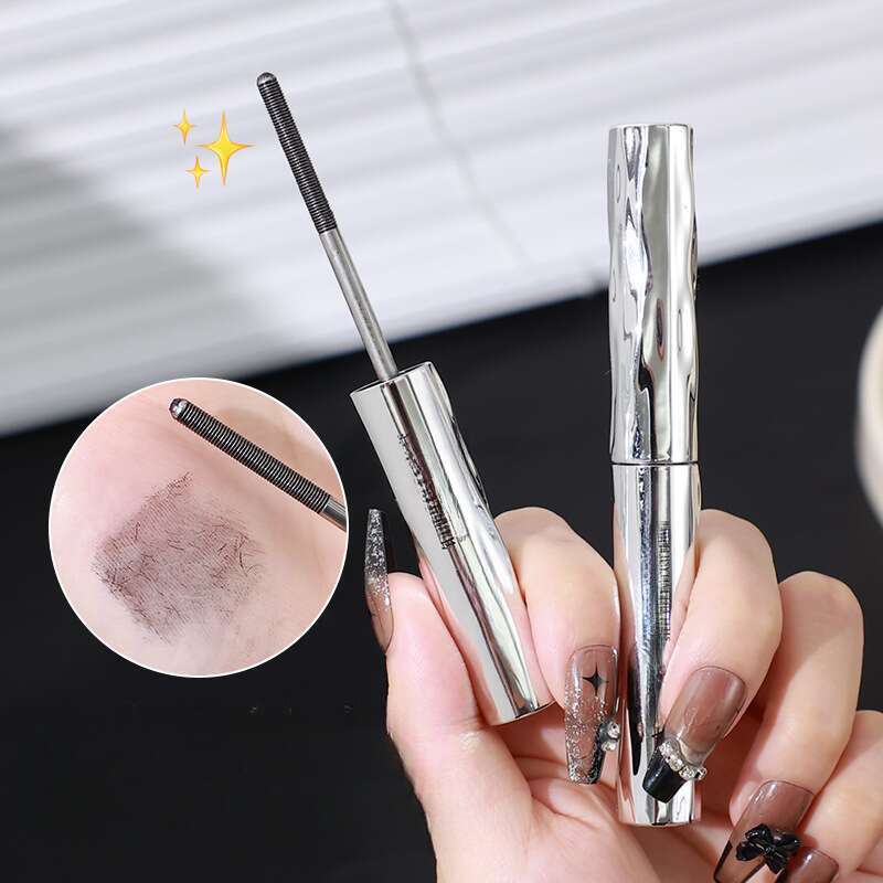 Base de cils en tube, fibre imperméable, longue courbure, sans bavures, longue tenue, noir naturel_voghion.com
