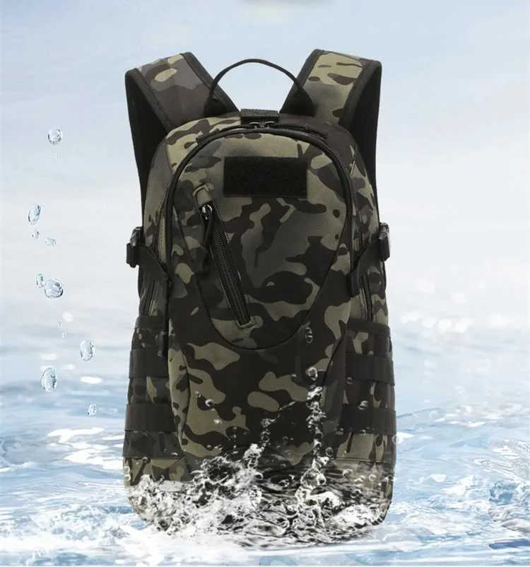 Nouveau sac à dos de camouflage militaire Sparrow d'extérieur pour hommes et femmes, sac d'assaut tactique d'équitation Ba241107_voghion.com