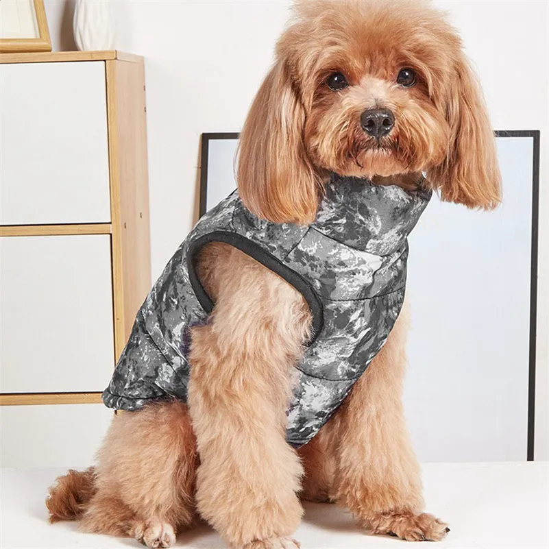 Wanterkleeder Franséisch Bulldog Welpen Waarm Wanddicht Jackett Kleng Mëttelgrouss Hond Reflektéierend Mantel Chihuahua Hausdéieroutfits_voghion.com